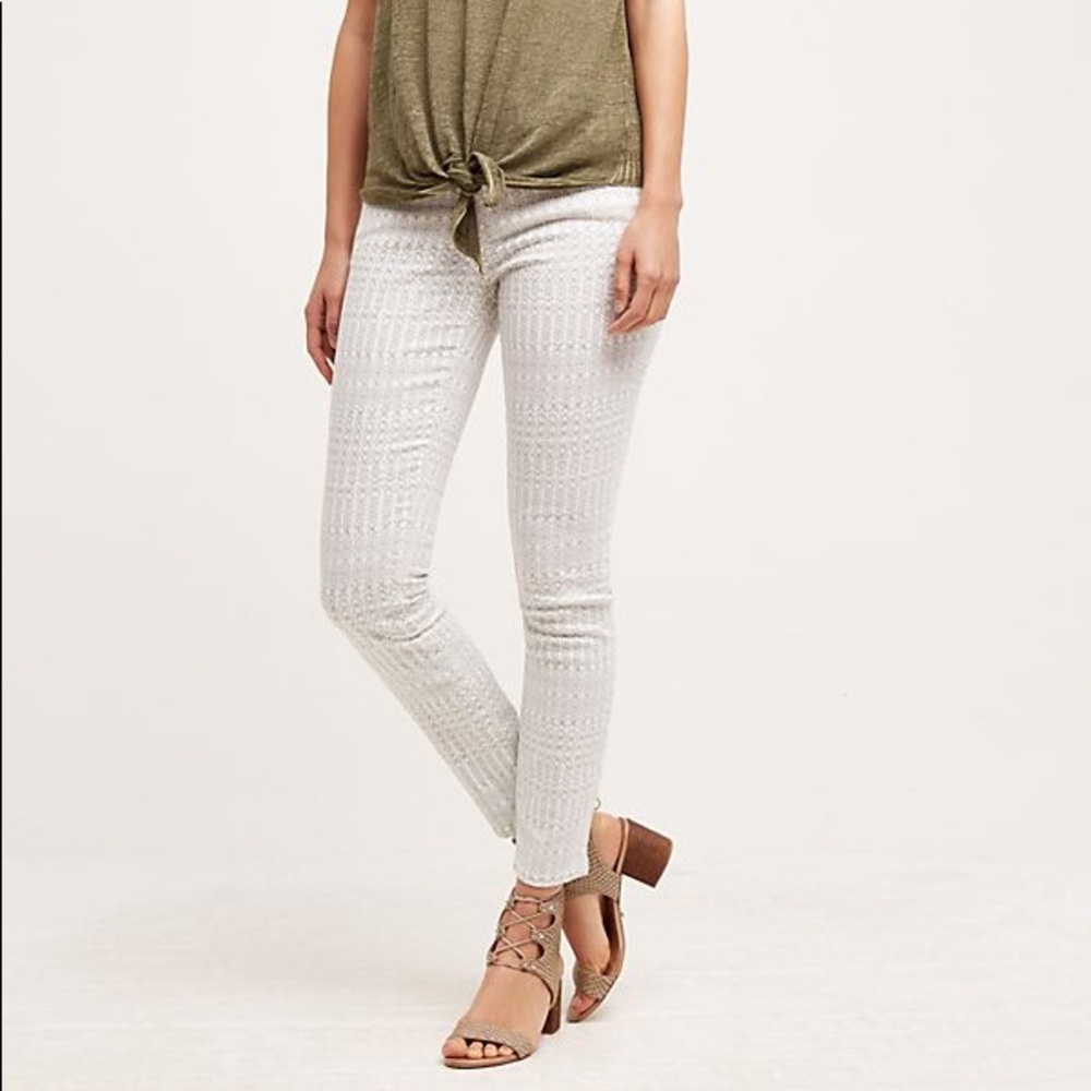 Anthropologie Pilcro Stet Mid-Rise Skinny Jean 28